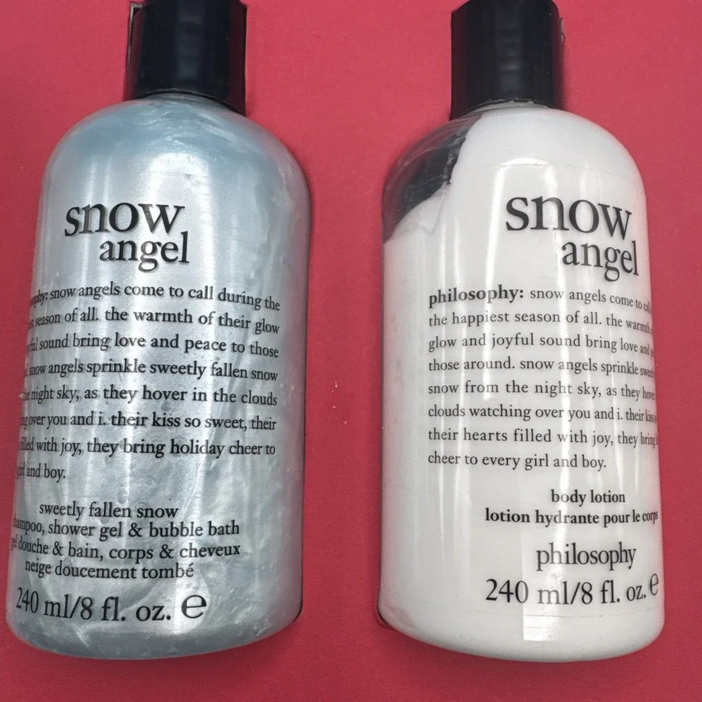 Philosophy Snow Angel Shampoo Shower Gel & Body Lotion Duo Bath Gift Set Travel